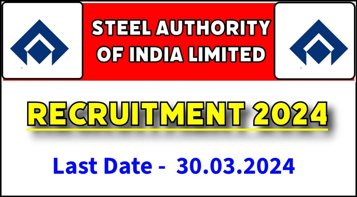 SAIL Recruitment 2024 Notification Out Check Eligibility Smart Update