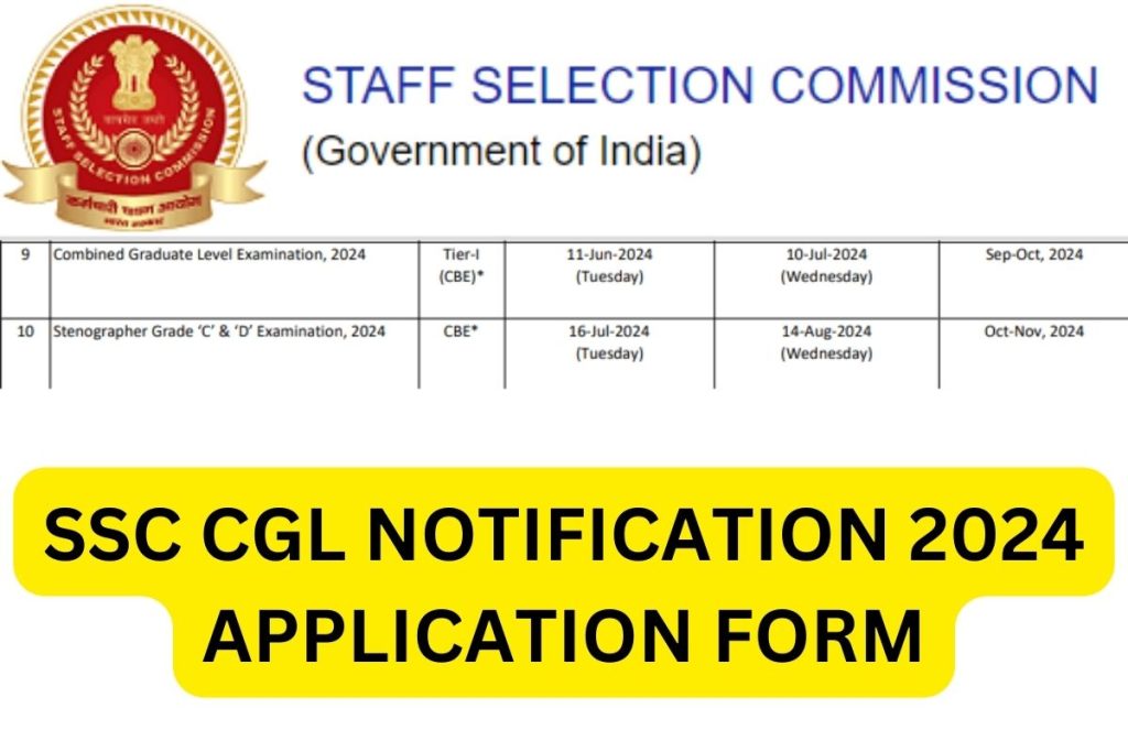 SSC CGL Notification 2024