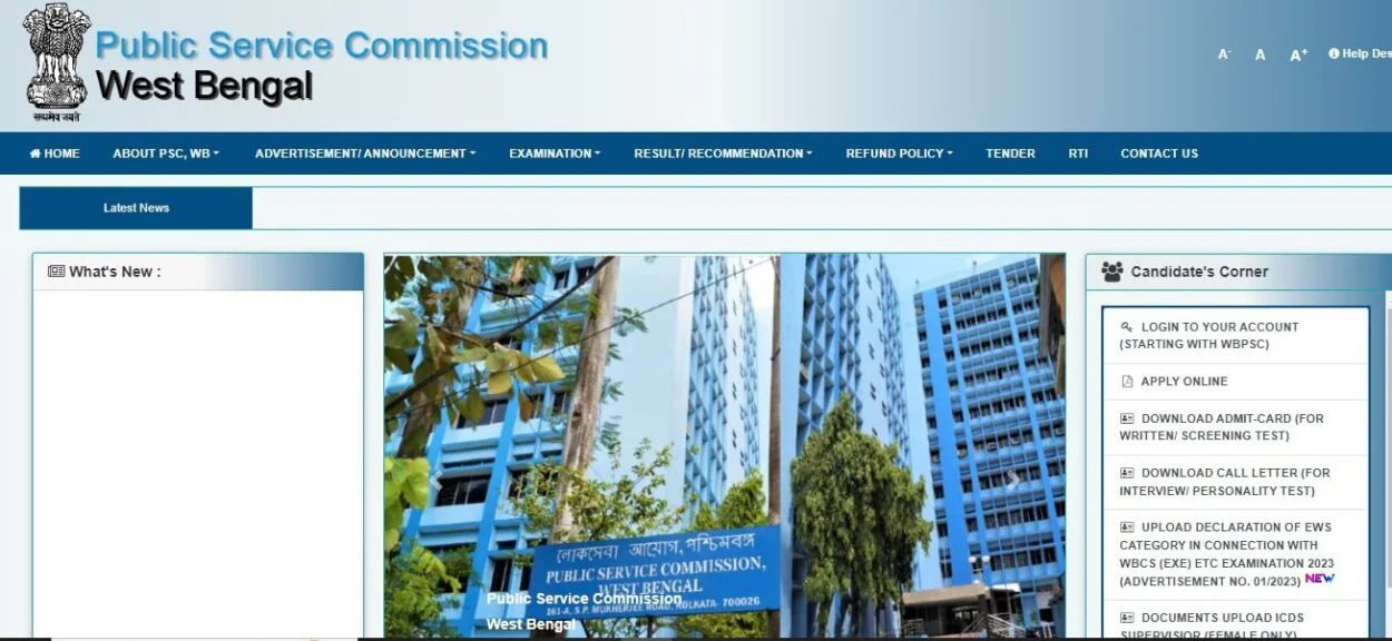 WBPSC Recruitment 2024 Notification
