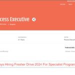 Infosys Hiring Fresher Drive