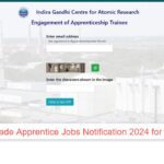 IGCAR Trade Apprentice Jobs